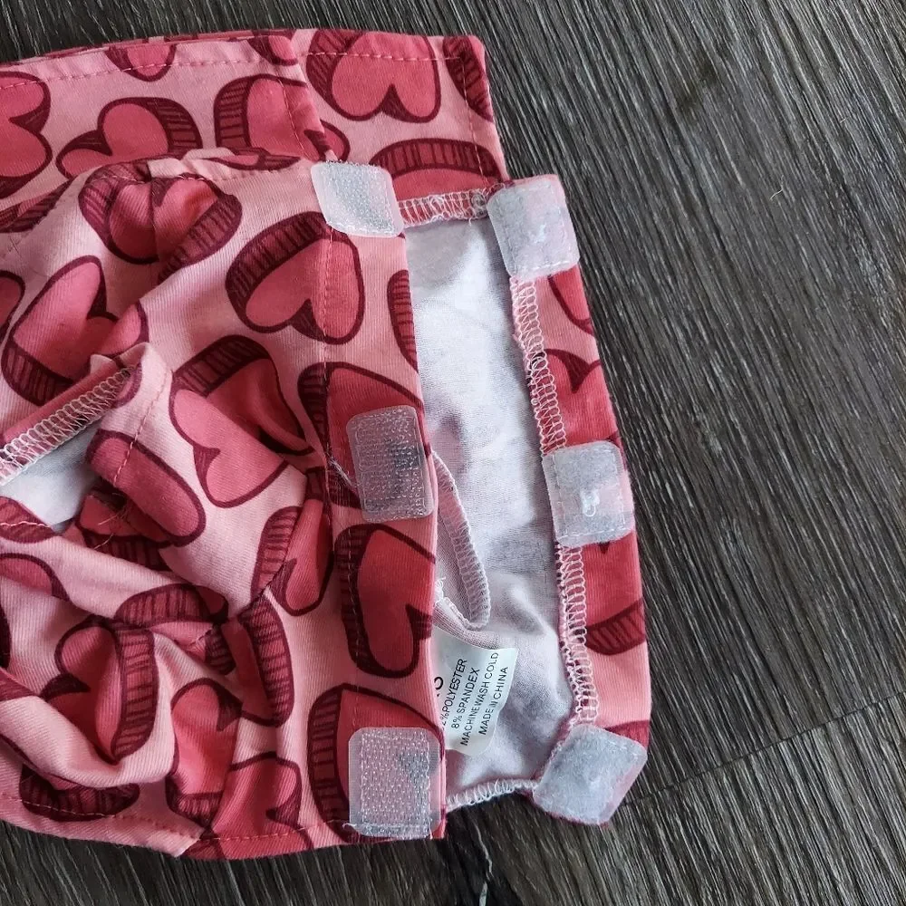 Pet Shirt Valentines Day Dog or Cat Medium Pink Candy Hearts Outfit X-Small